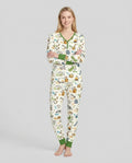 Adventure Alphabet ABCs Summer Camp Bamboo Women Pajama Set
