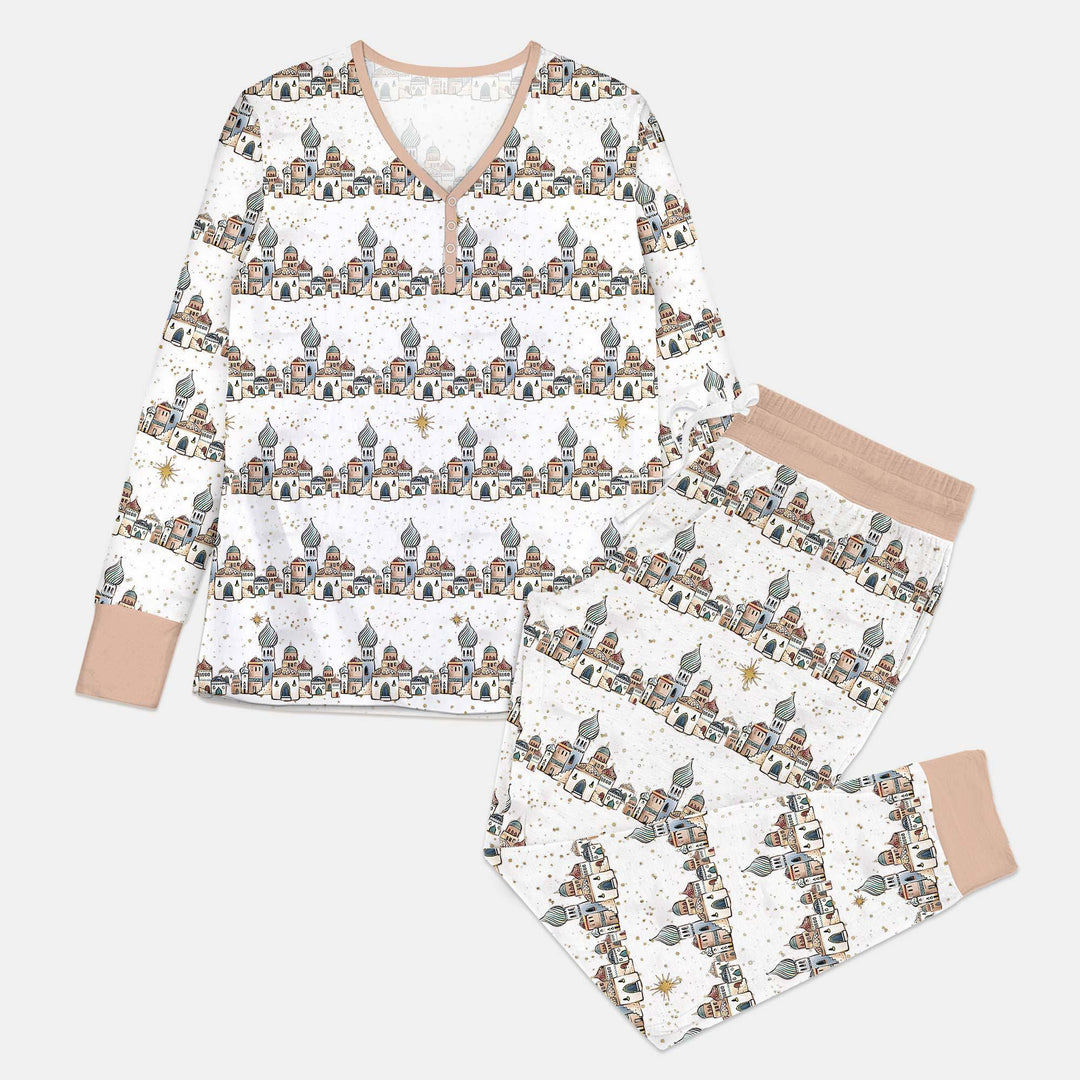 O Little Town of Bethlehem Bamboo Women Pajama Set