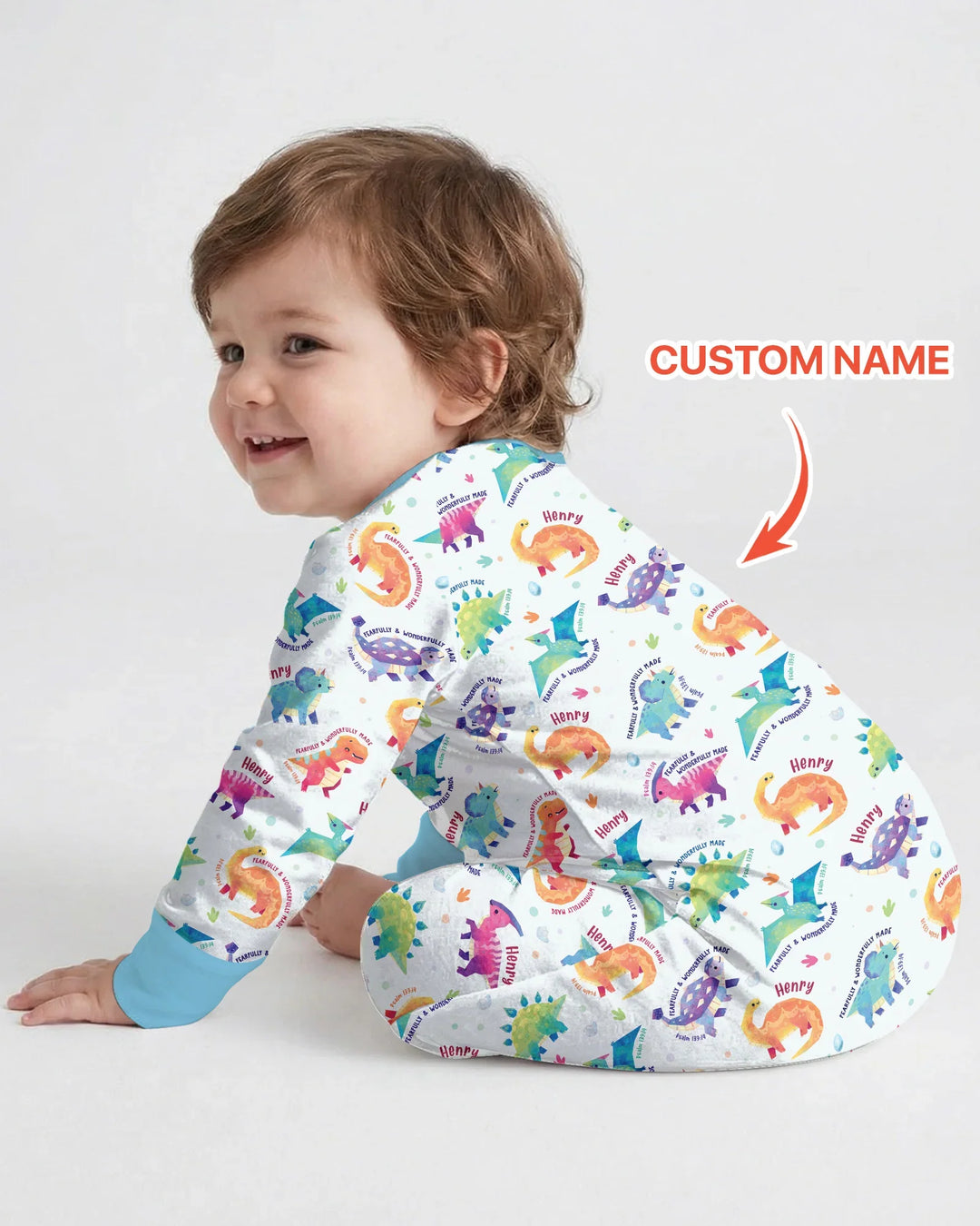 Fearfully & Wonderfully Made Custom Name Boy Bamboo Convertible Zippy