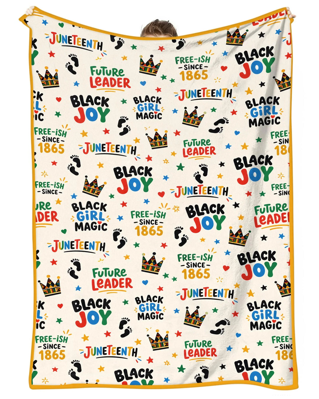 Juneteenth Black Girl Magic Bamboo Blanket