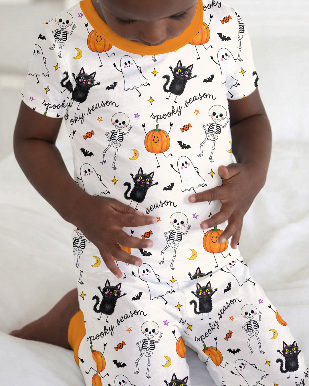 Hangin’ With My Boos Bamboo Two Piece Short Sleeve Pajama Set
