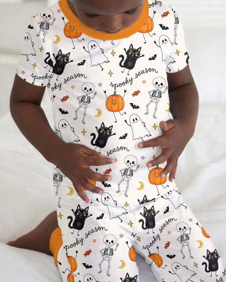 Hangin’ With My Boos Bamboo Two Piece Short Sleeve Pajama Set