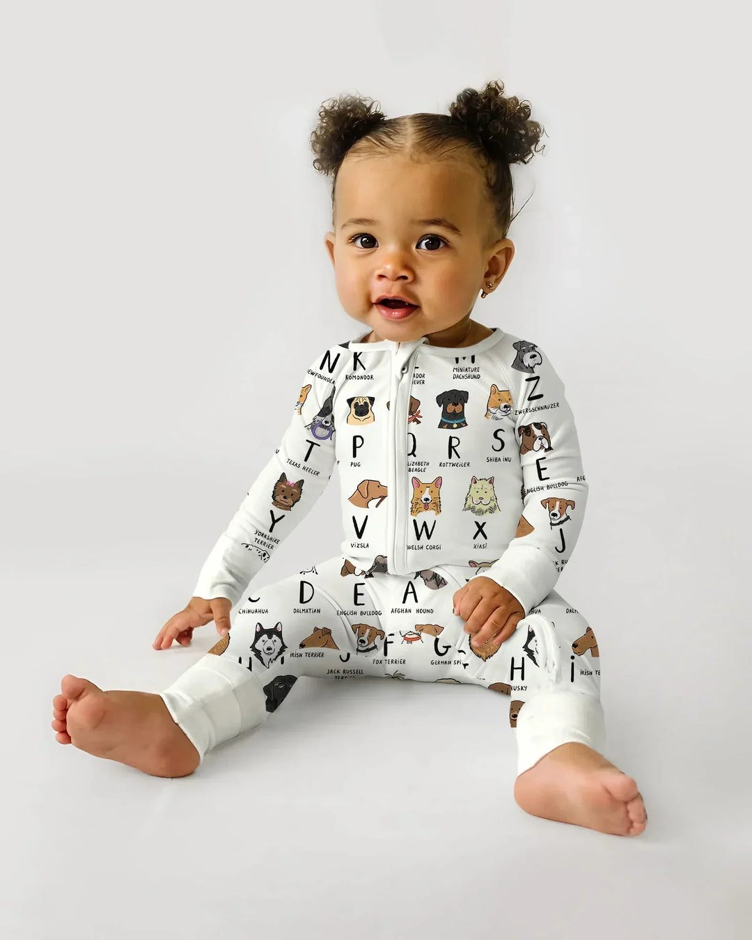 Funny Dogs Alphabet Bamboo Convertible Zippy