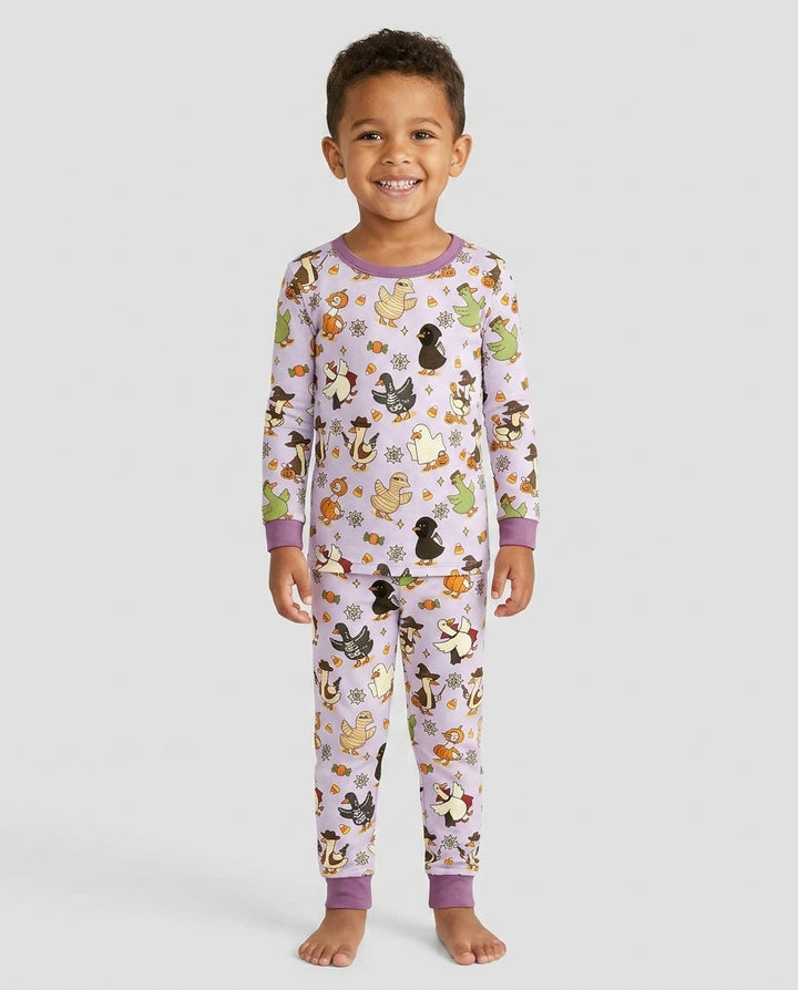 Template Bamboo Two Piece Long Sleeve Pyjamas Set