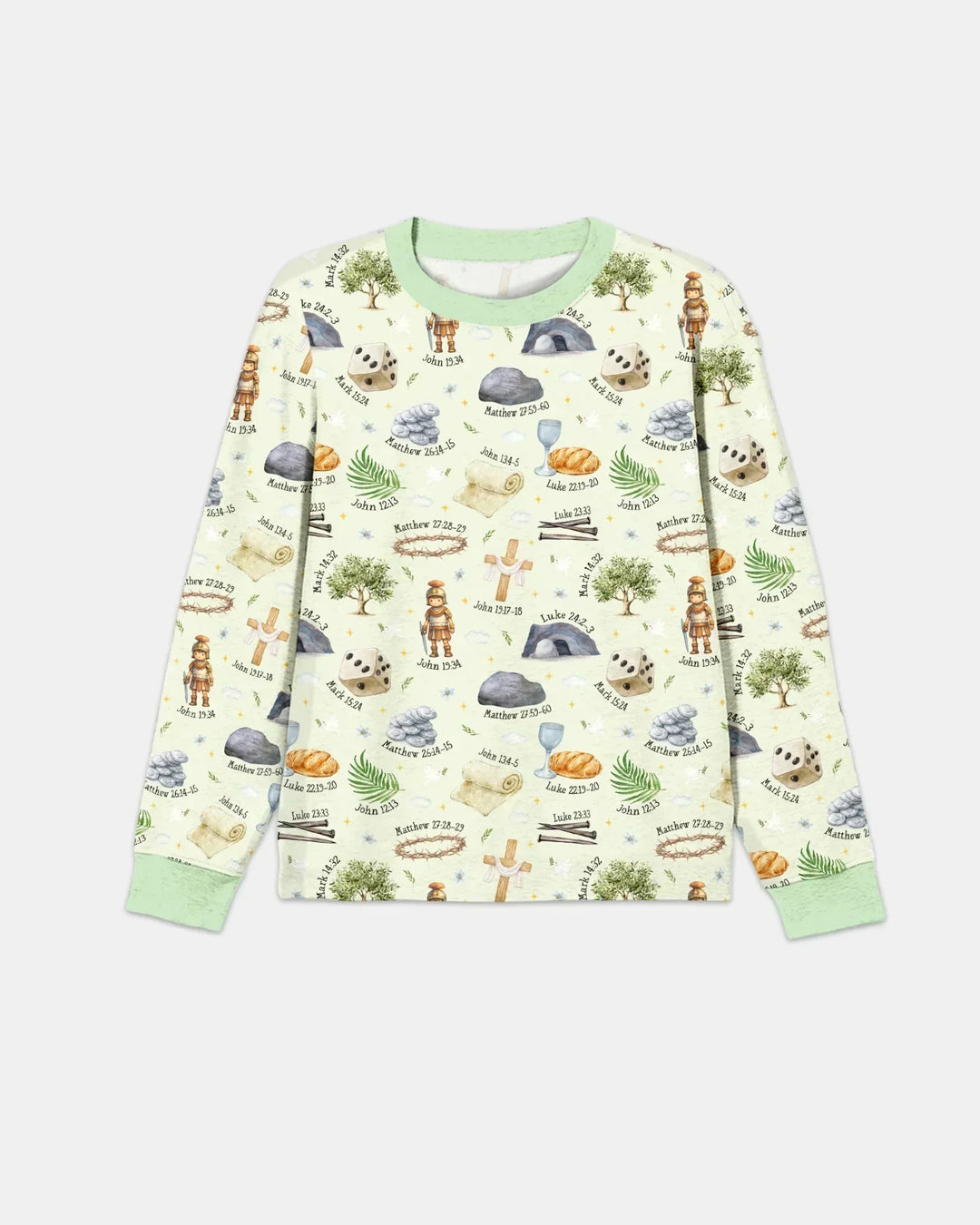 He Is Risen Family Matching Bamboo Men's Pajama Set