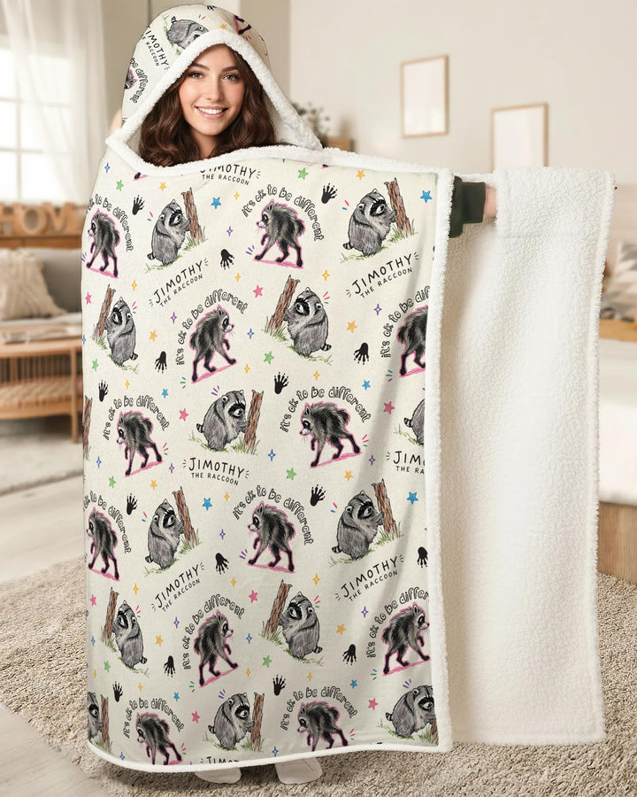 It's Okay to be Jimothy Bamboo Wearable Hooded Blanket