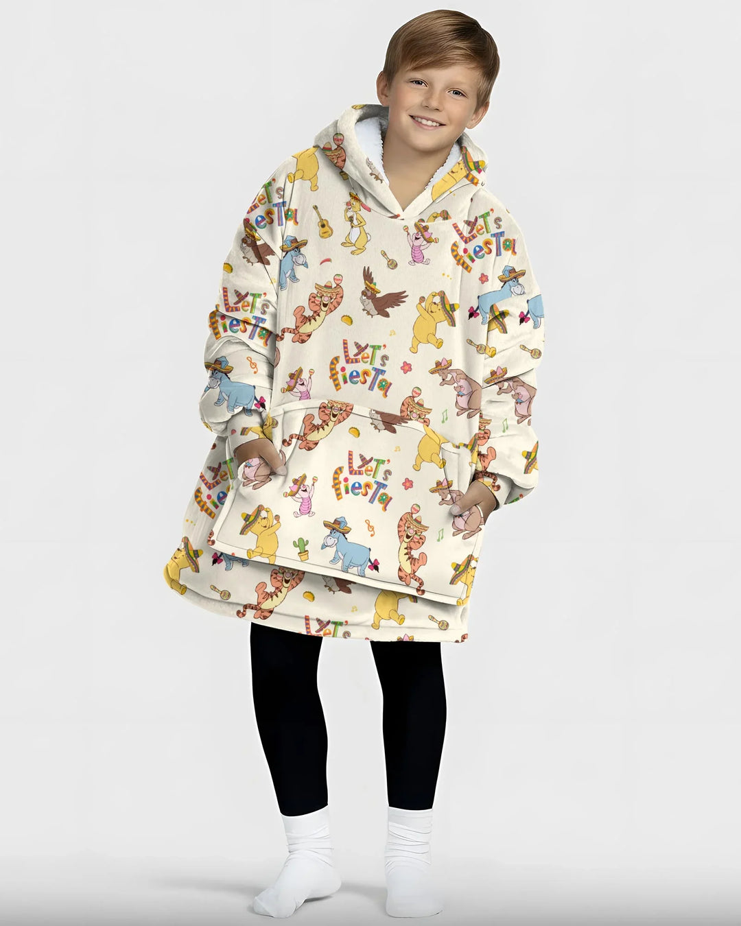 Let's Fiesta Wearable Bamboo Blanket Hoodie