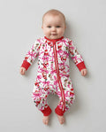 Pink Christmas Santa Bows Bamboo Convertible Zippy