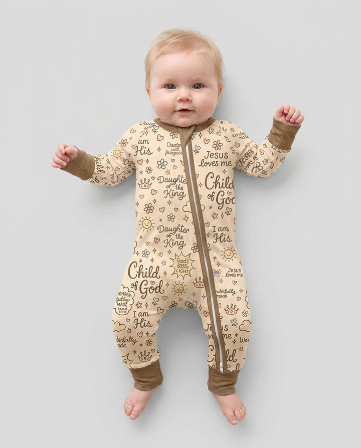 Child Of God Jesus Loves Me Bamboo Convertible Zippy
