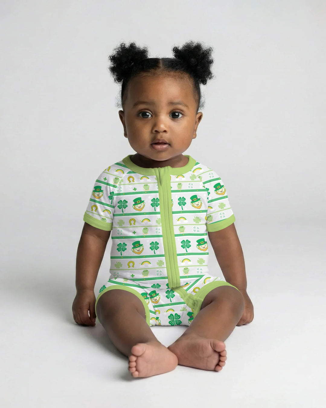 Happy Saint Patrick's Day Bamboo Shorty Zippy
