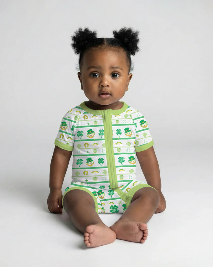 Happy Saint Patrick's Day Bamboo Shorty Zippy