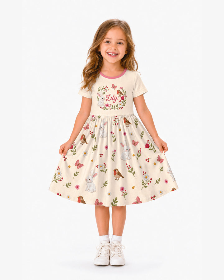 Garden Baby Bamboo Twirl Dress