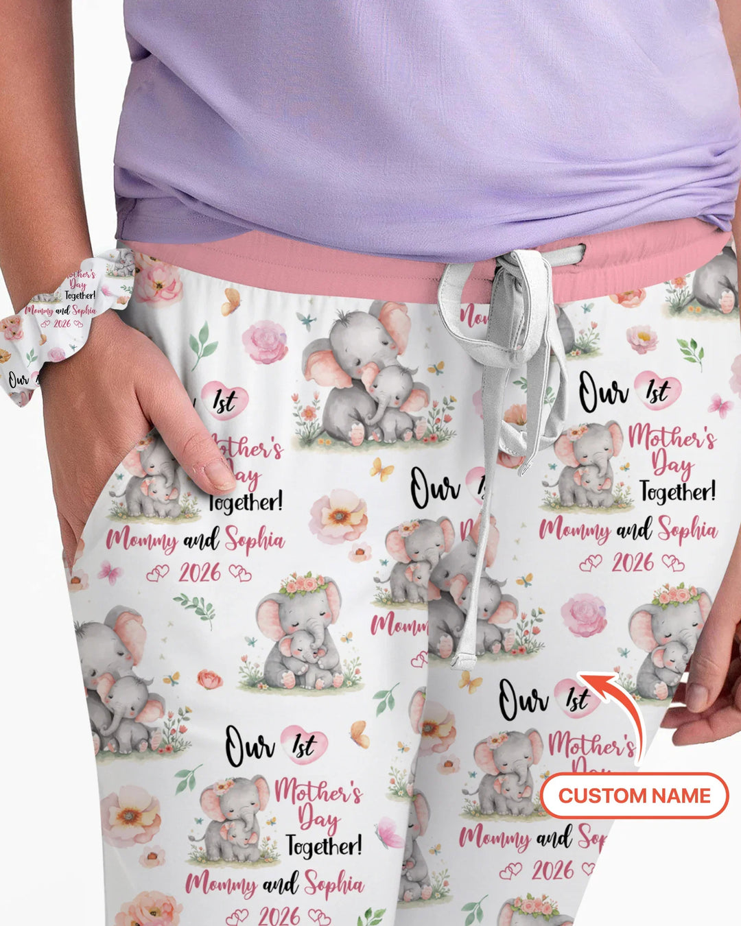 Personalized Our 1st Mother's Day Together Bamboo Women Pajama Set