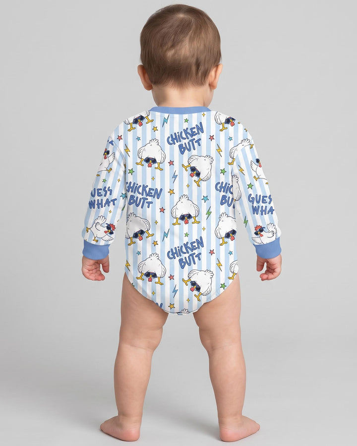 Guess What Chicken Butt! Bamboo Bubble Romper