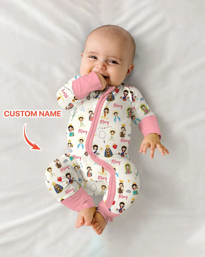 Custom Name Mother Mary Bamboo Convertible Zippy