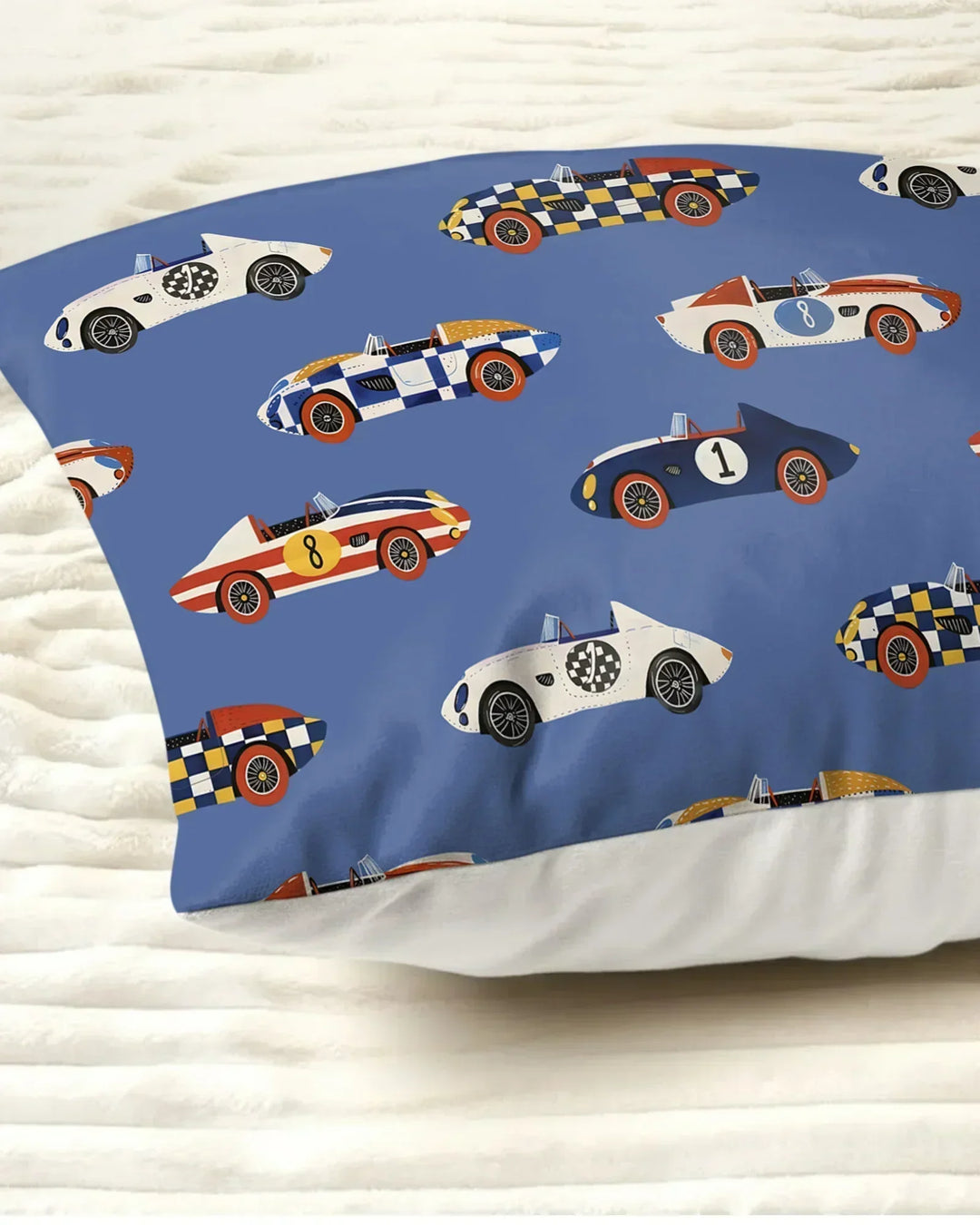 Stock Car Race Bamboo Pillow Case