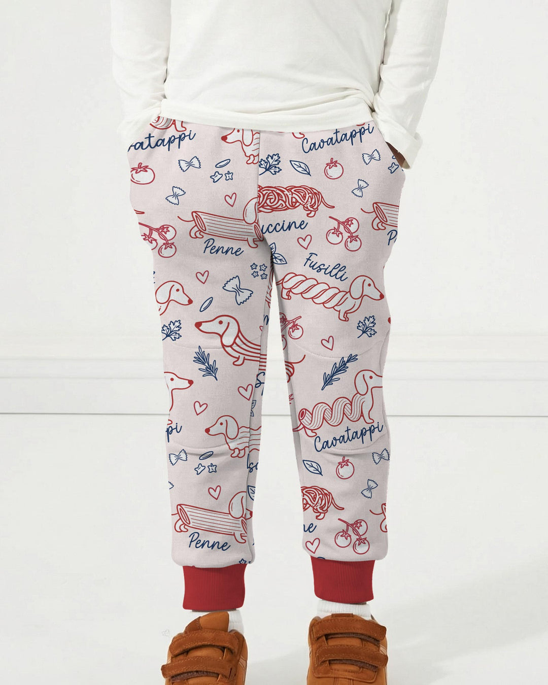 Funny Dachshund Pasta Pups Bamboo Jogger