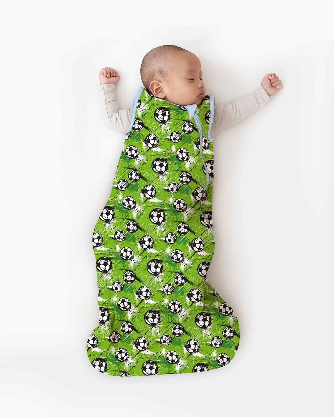 Green Soccer Energy Bamboo Sleep Bag