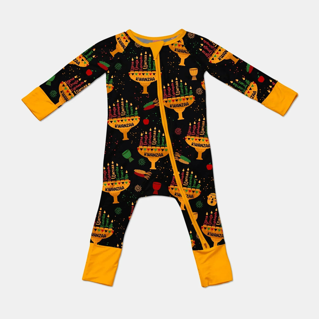 Kwanzaa Lights Bamboo Convertible Zippy