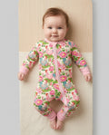 Chicken and Peony Mommy And Me Matching Bamboo Convertible Zippy
