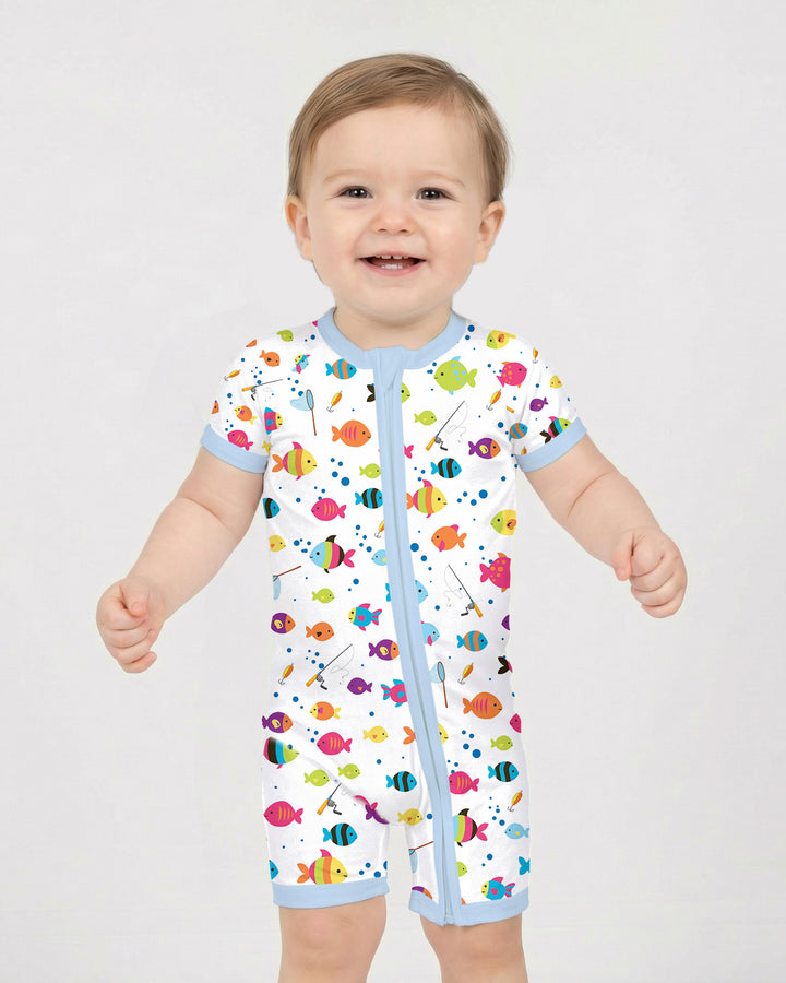 Little Fisher’s Adventure Bamboo Shorty Zippy