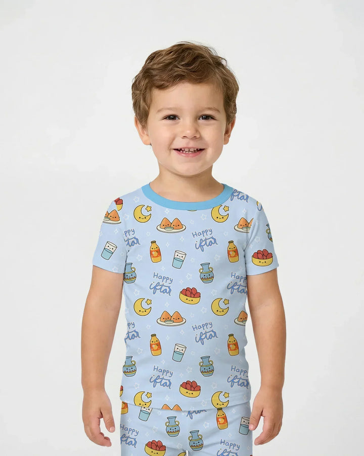 Iftar Party Bamboo Two Piece Short Sleeve Pajama Set