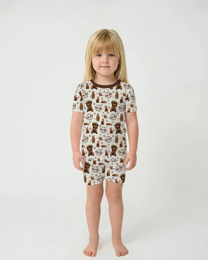Daddy Bear It's Not A Dad Bod Bamboo Two Piece Short Sleeve Shorts Pajama Set