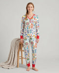 Mahjong Time Family Matching Bamboo Women Pajama Set
