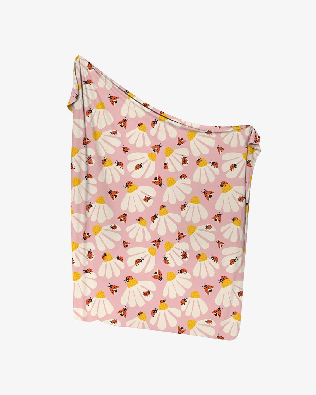 Lucky Little Bug swaddle blanket