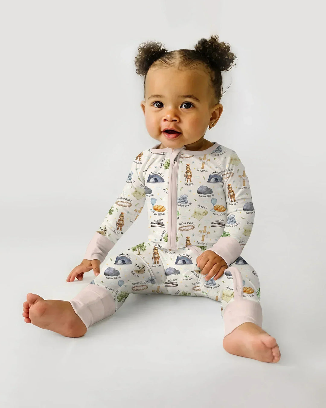 He Is Risen Family Matching Bamboo Convertible Zippy