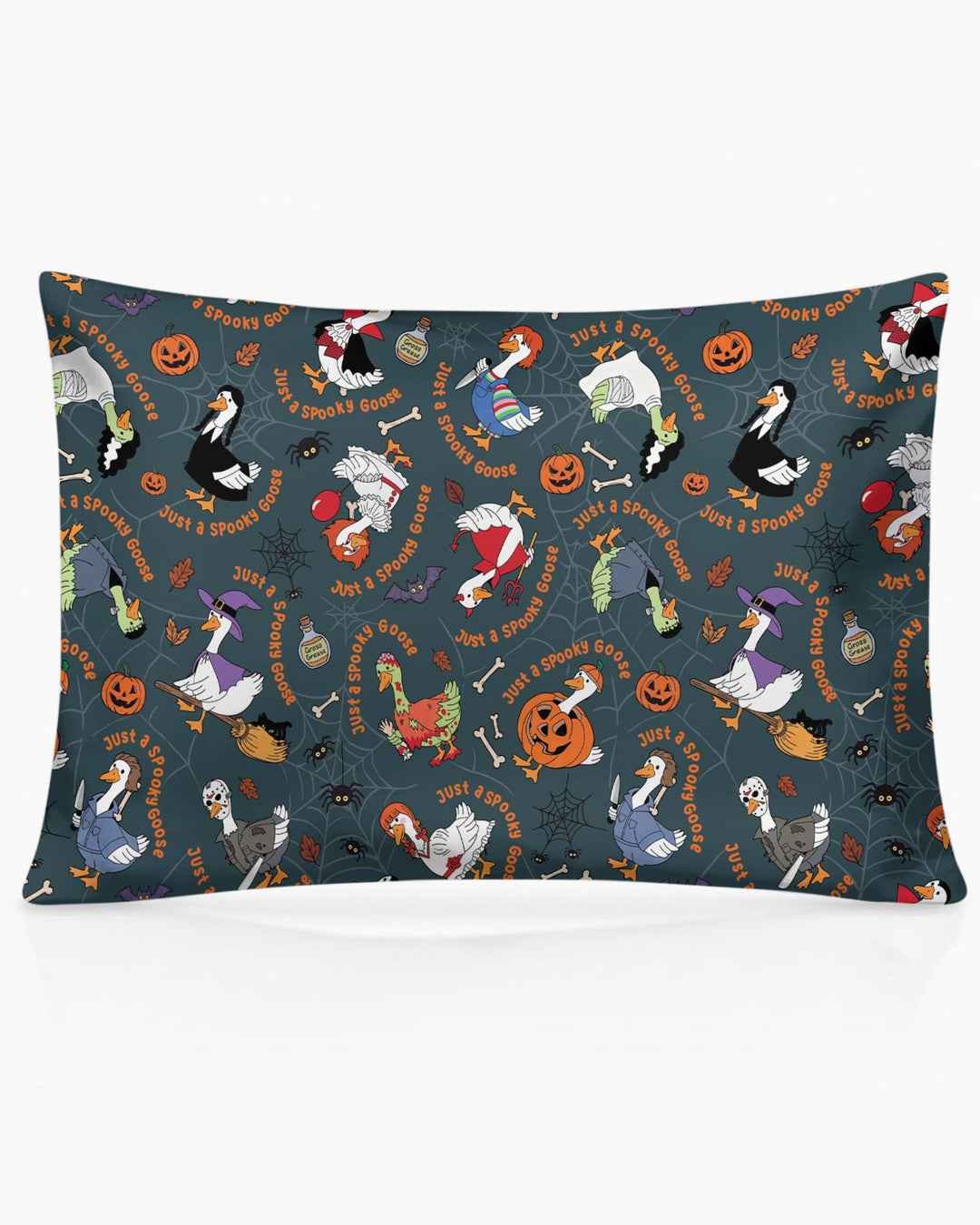 Just A Spooky Goose Family Matching Bamboo Pillow Case