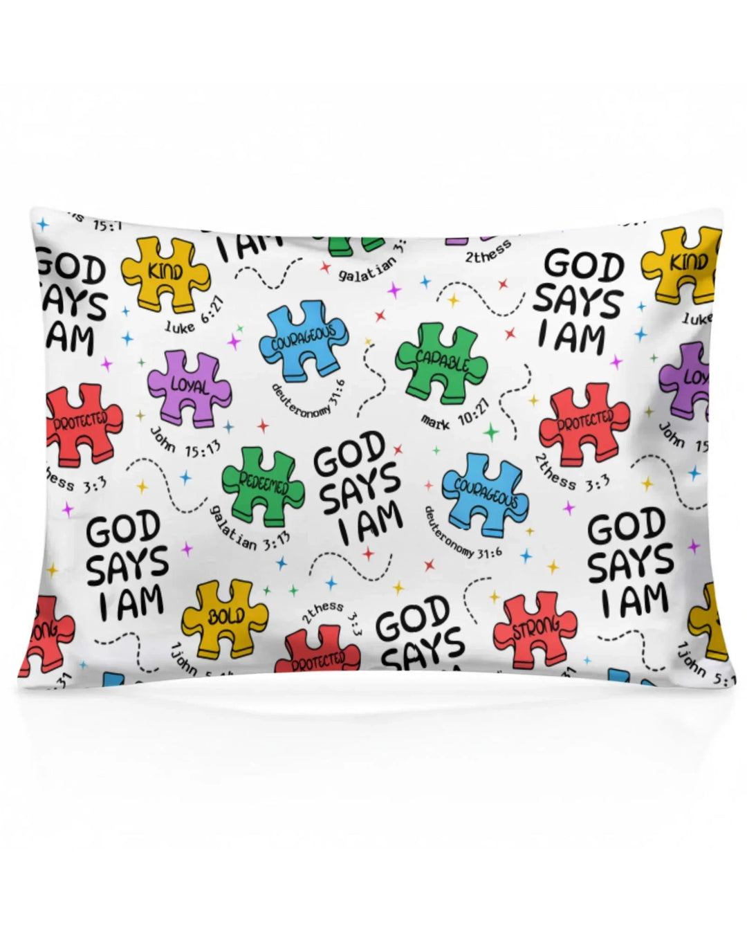 All Pieces Belong Bamboo Pillow Case