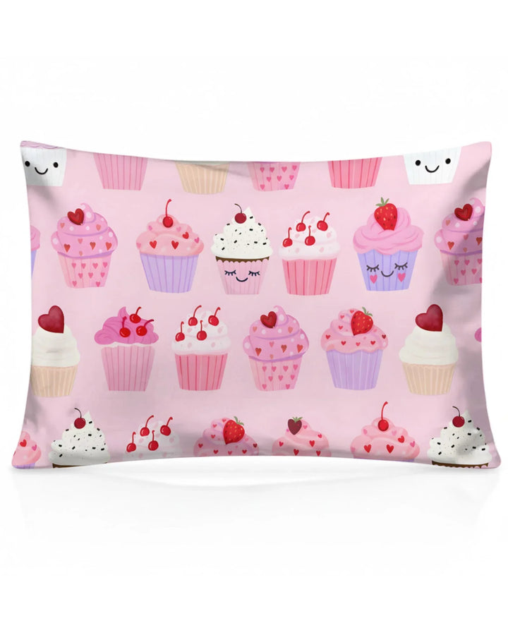Valentine Emotional Cupcakes Bamboo Pillow Case