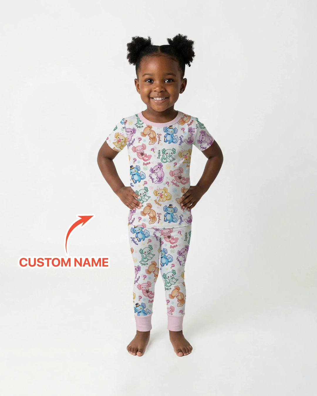 I Axololt Questions Bamboo Two Piece Short Sleeve Pajama Set