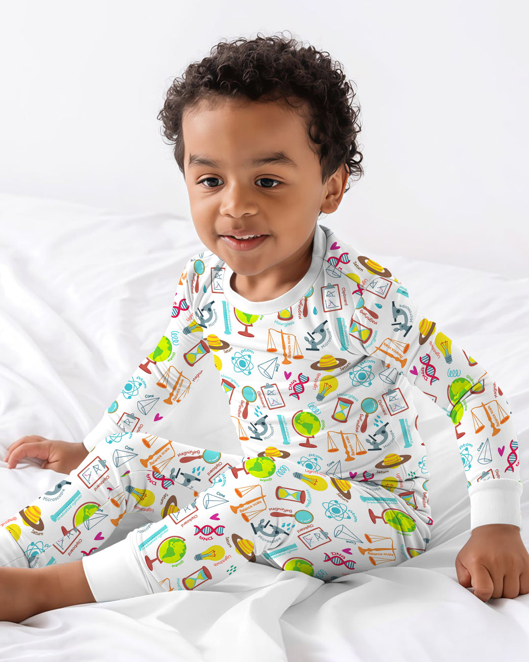 Template Bamboo Two Piece Long Sleeve Pyjamas Set