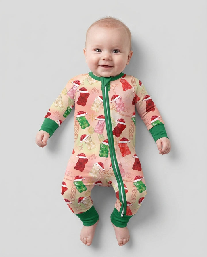 Gummy Bear Santa Christmas Bamboo Convertible Zippy