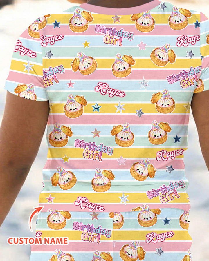 CUSTOM Template Bamboo Two Piece Short Sleeve Pyjamas Set