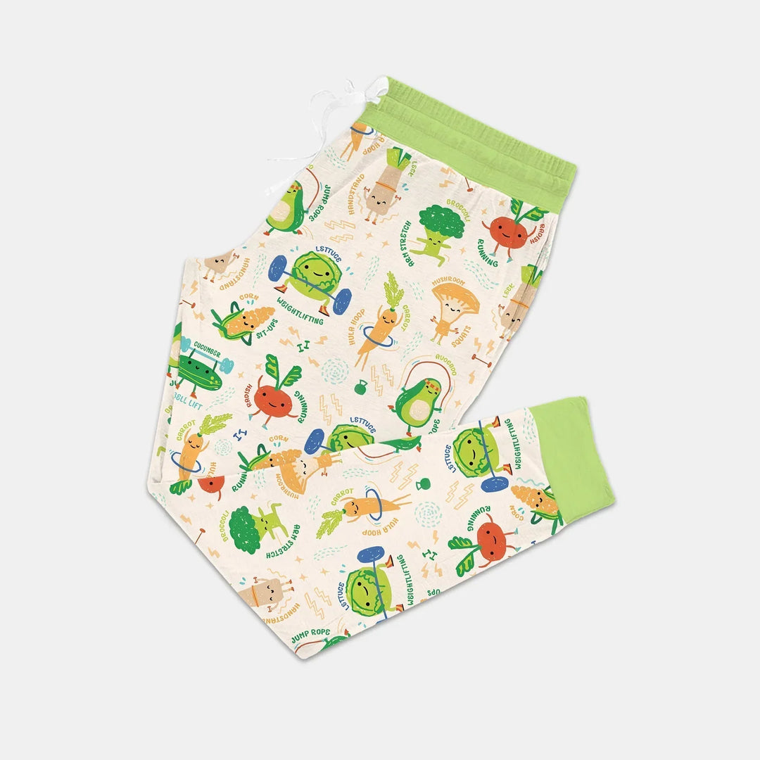Exercise Veggie Bamboo Women Pajama Set