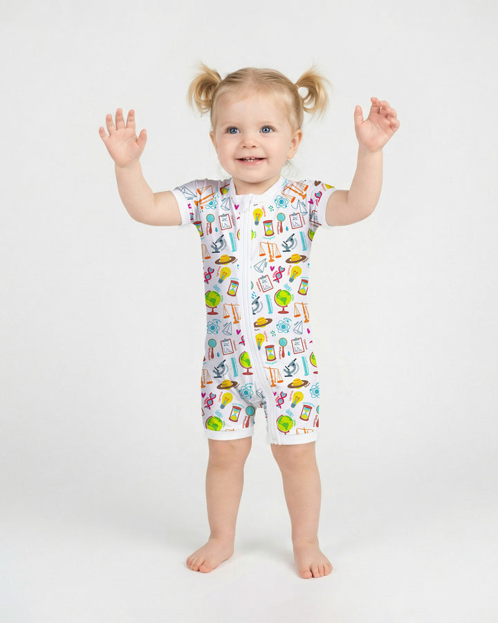 Tiny Scientist Explores The World Bamboo Shorty Zippy