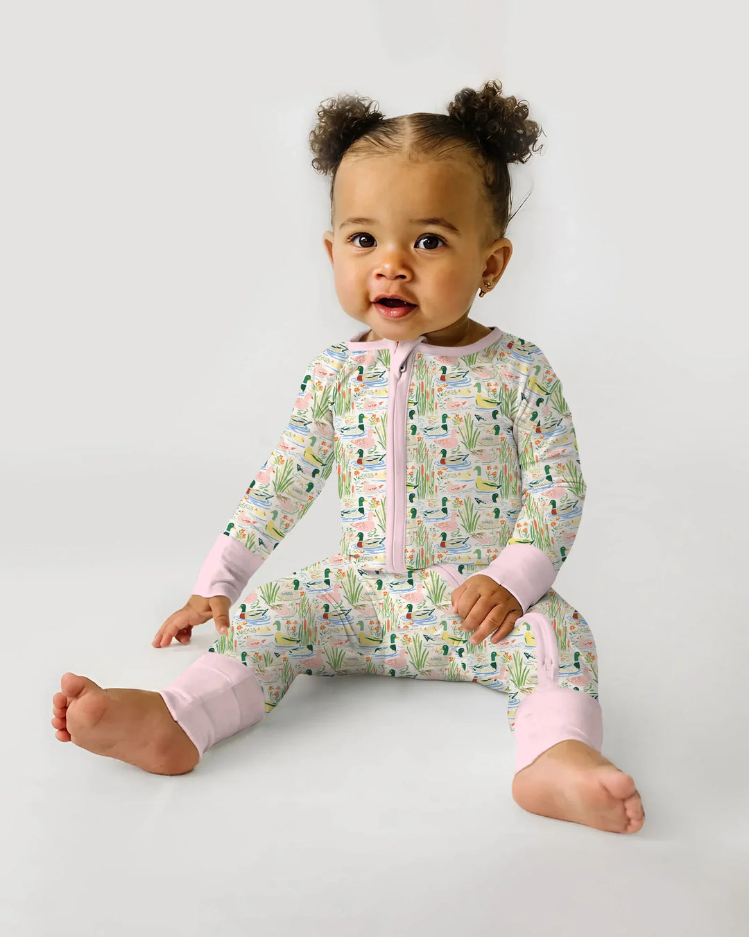 Whimsical Mallard Duck Bamboo Convertible Zippy