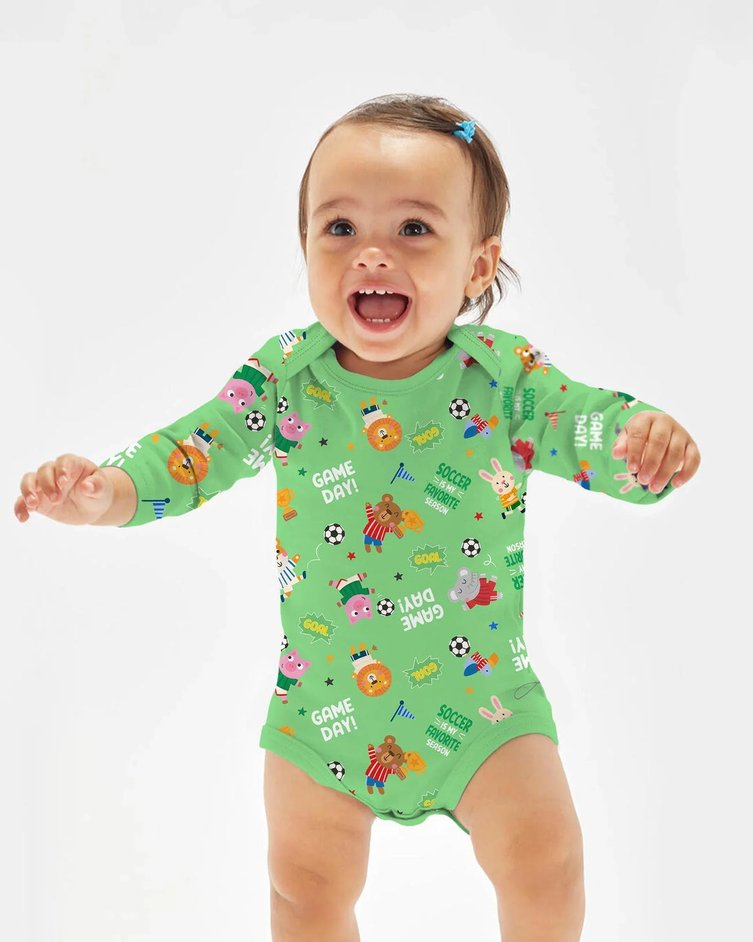 The World Cup Soccer Animals Bamboo Bodysuit