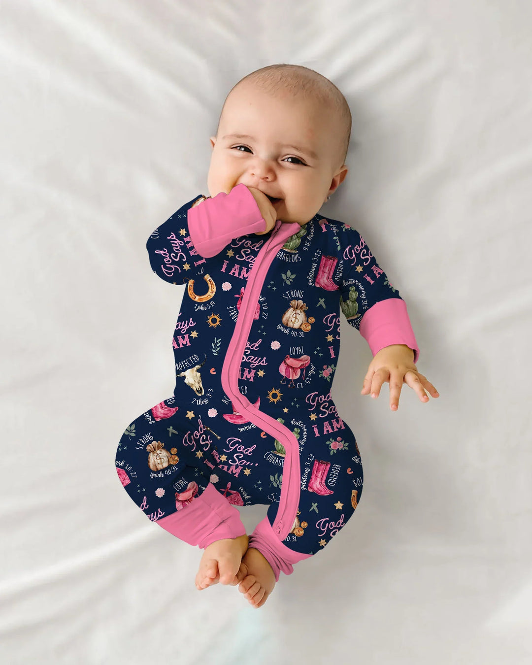 God Says I Am Western Faith Bamboo Convertible Zippy