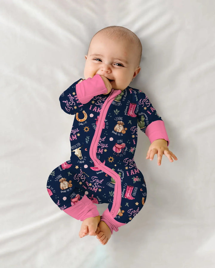 God Says I Am Western Faith Bamboo Convertible Zippy