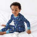 Moonlit Wings Bamboo Two Piece Long Sleeve Pajama Set