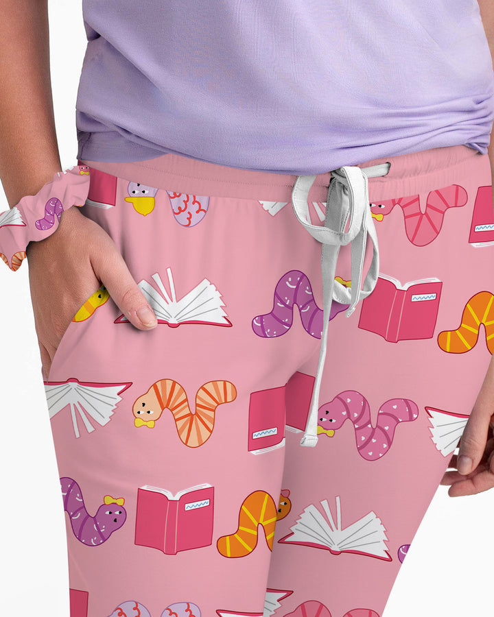 Bookworm Family Matching Bamboo Women Pajama Set