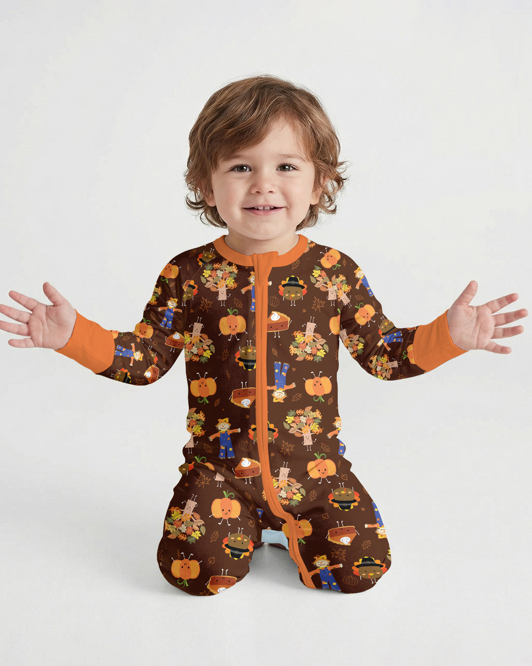 Thanksgiving Festive Bamboo Convertible Zippy