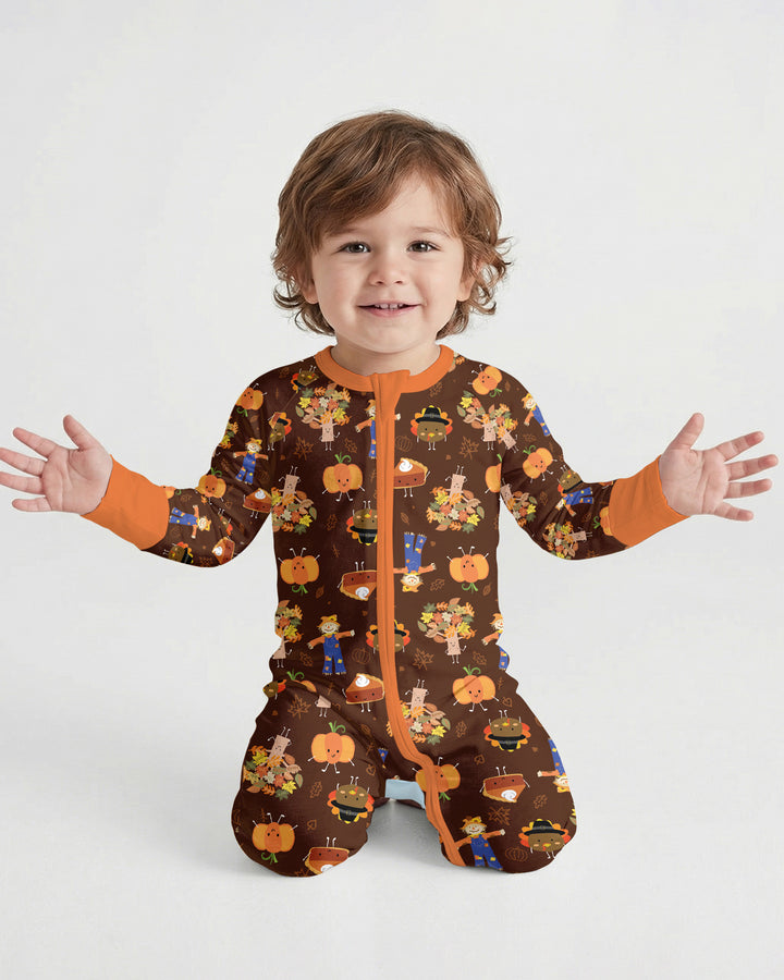 Thanksgiving Festive Bamboo Convertible Zippy