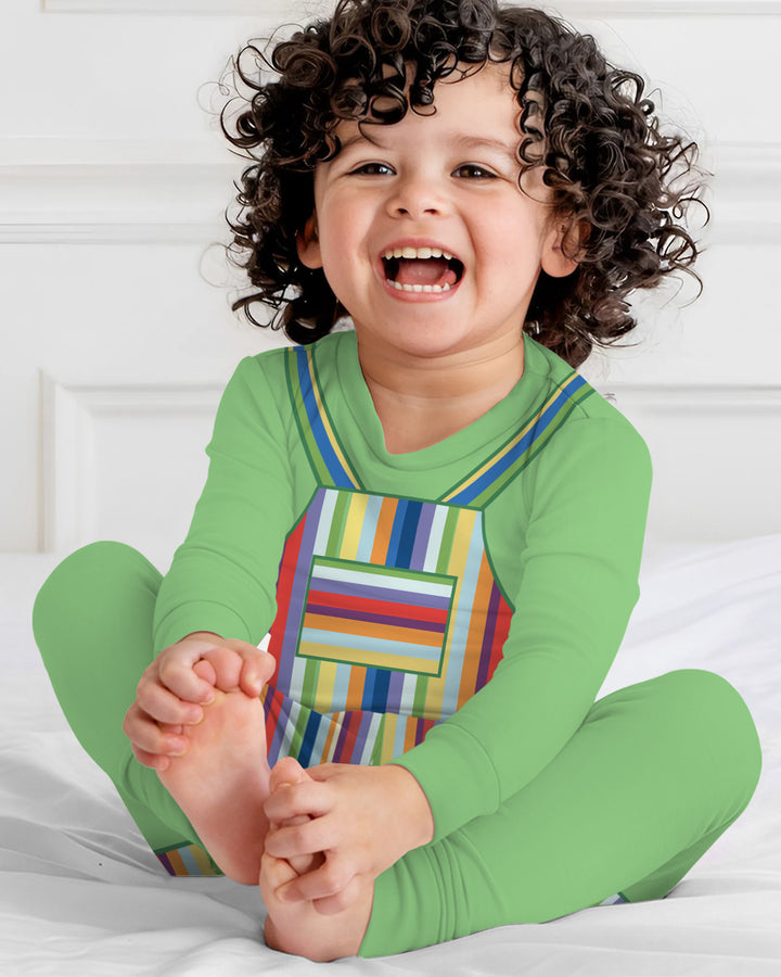Template Bamboo Two Piece Long Sleeve Pyjamas Set
