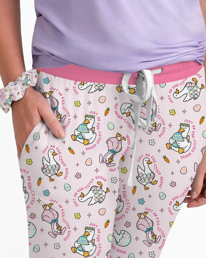Easter Silly Goose Bamboo Women Pajama Set