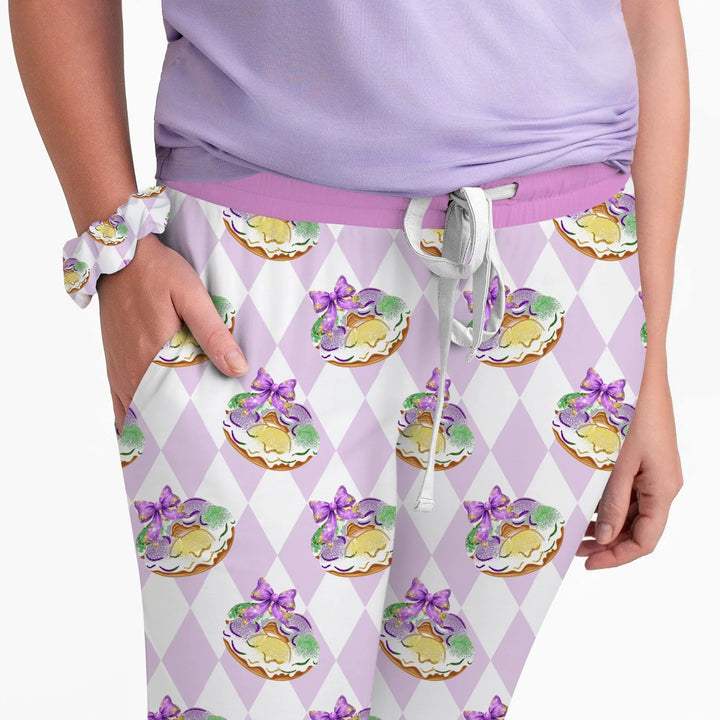 Mardi Gras Donut Bamboo Women Pajama Set